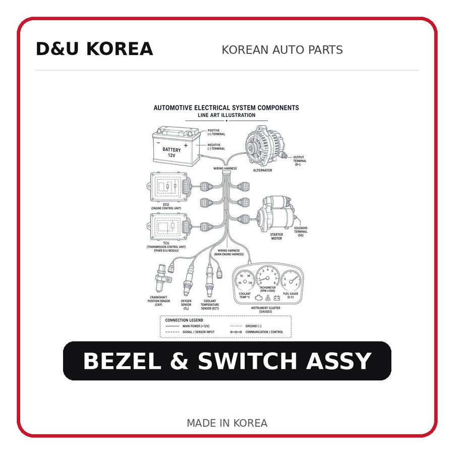BEZEL & SWITCH ASSY