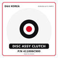 Genuine Mobis DISC ASSY CLUTCH 411006C900 - Korean auto parts from D&U Korea