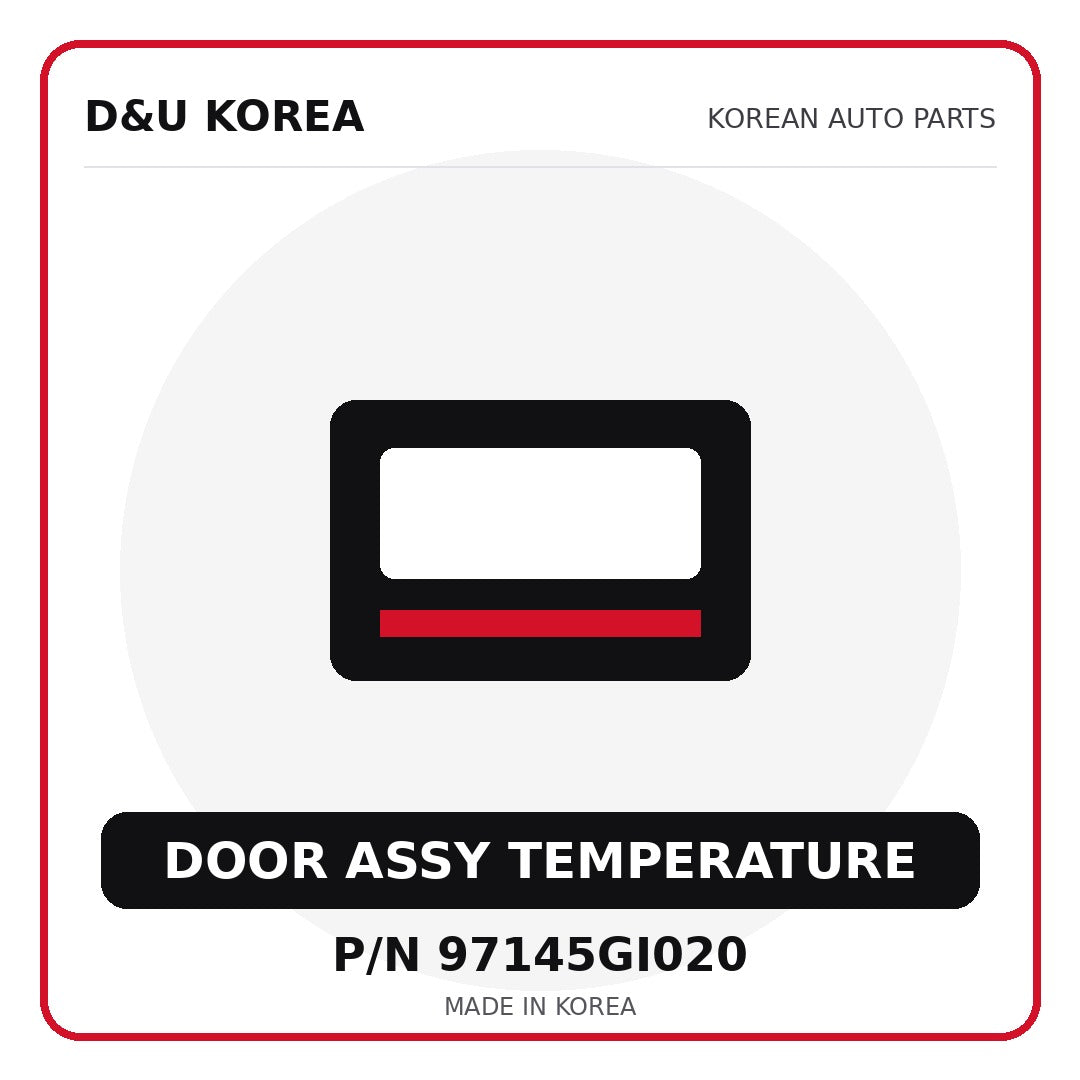 Genuine Mobis DOOR ASSY TEMPERATURE 97145GI020 for Korean vehicles | D&U Korea