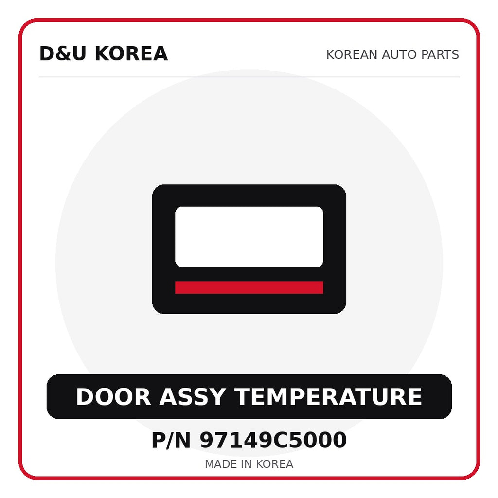 Genuine Mobis DOOR ASSY TEMPERATURE 97149C5000 for Korean vehicles | D&U Korea