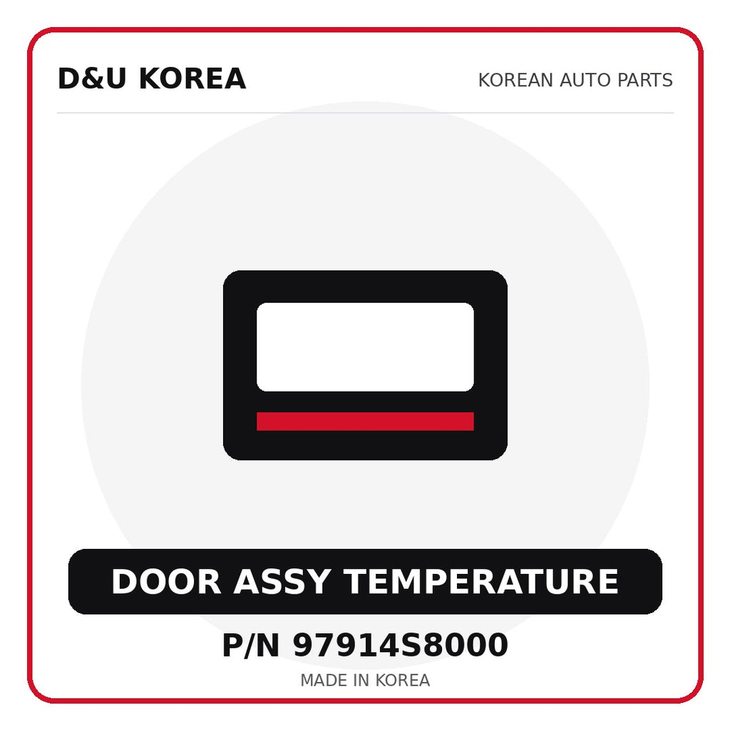 Genuine Mobis DOOR ASSY TEMPERATURE 97914S8000 for Korean vehicles | D&U Korea