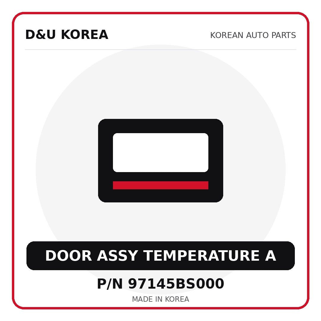 Genuine Mobis DOOR ASSY TEMPERATURE A 97145BS000 for Korean vehicles | D&U Korea