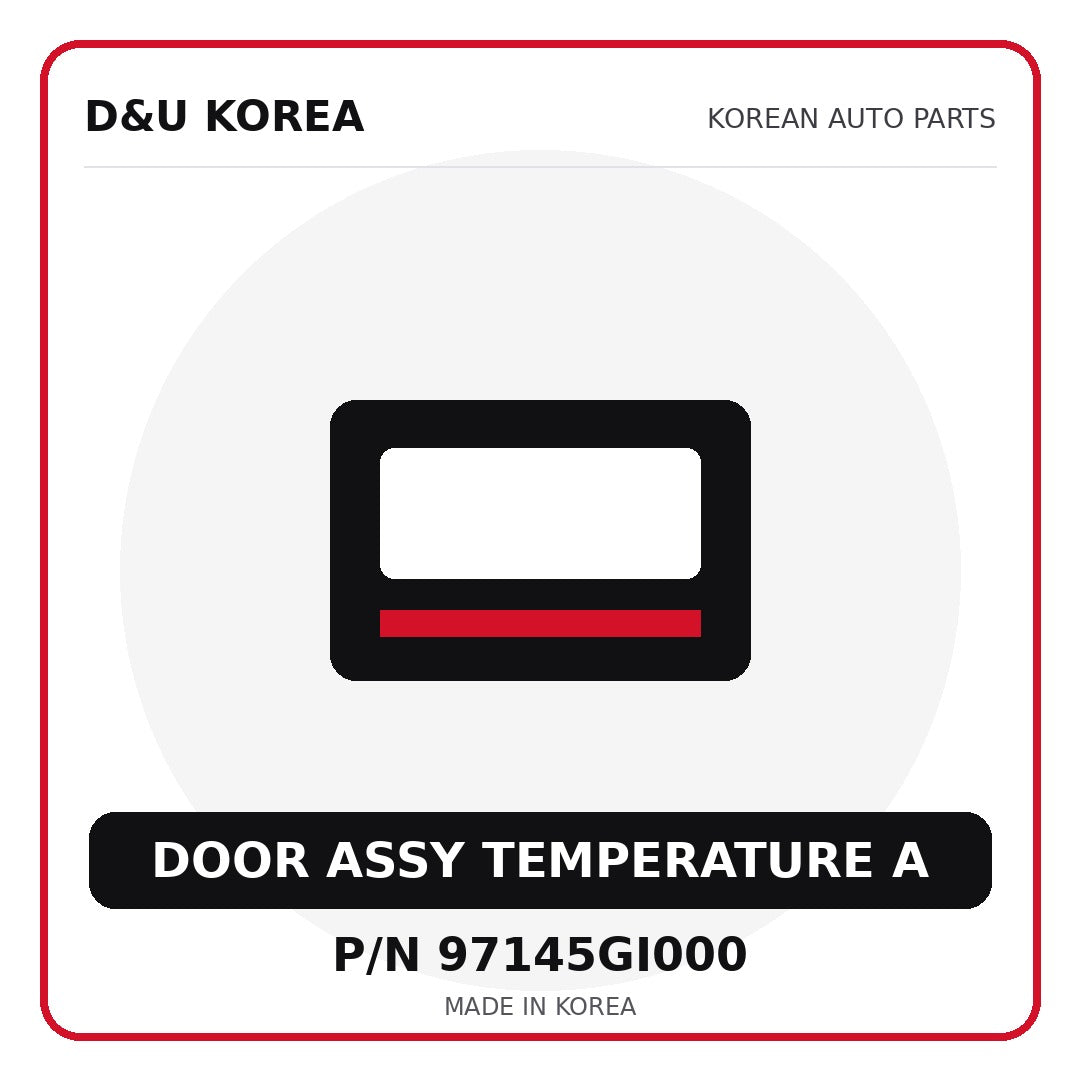 Genuine Mobis DOOR ASSY TEMPERATURE A 97145GI000 for Korean vehicles | D&U Korea
