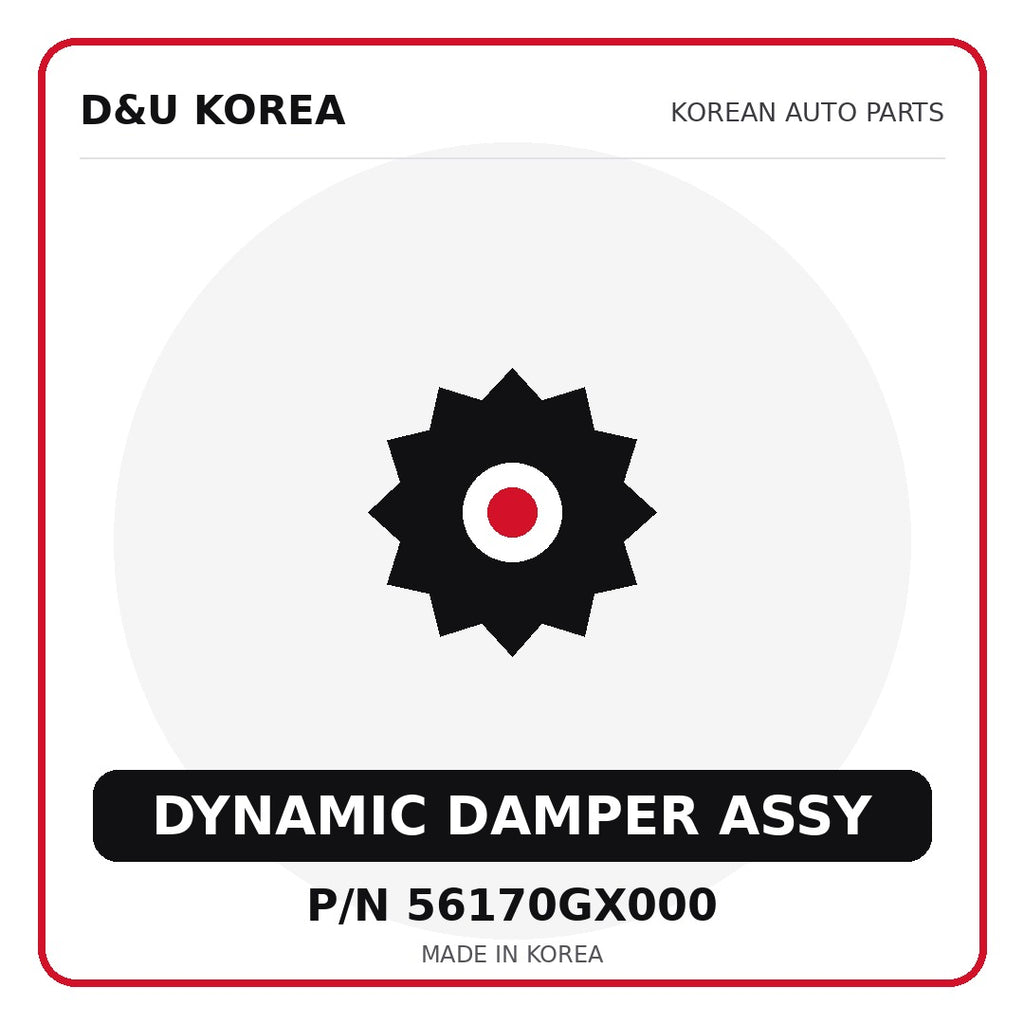 Genuine Mobis DYNAMIC DAMPER ASSY 56170GX000 - Korean auto parts from D&U Korea