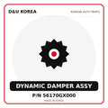 Genuine Mobis DYNAMIC DAMPER ASSY 56170GX000 - Korean auto parts from D&U Korea