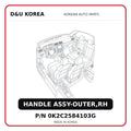 HANDLE ASSY-OUTER,RH