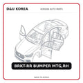 BRKT-RR BUMPER MTG,RH