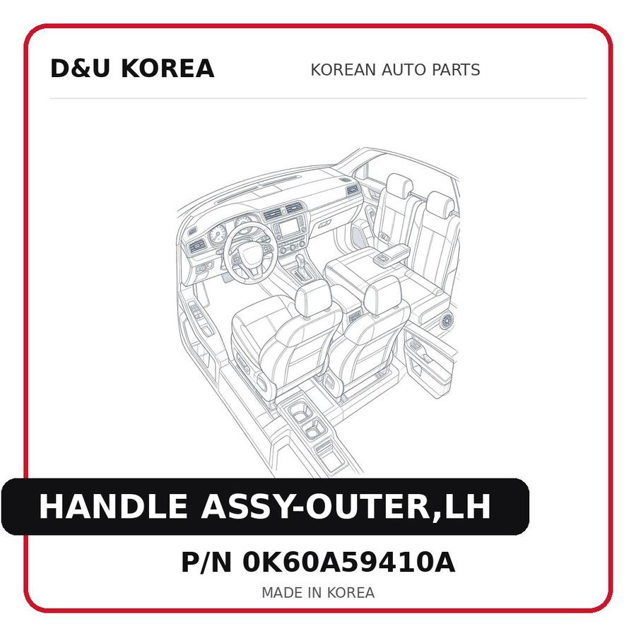 HANDLE ASSY-OUTER,LH