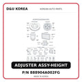 ADJUSTER ASSY-HEIGHT