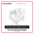 SUB ASSY-TRIM LUGGAGE SIDE, LH