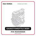 GASKET-THROTTLE BODY