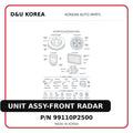 UNIT ASSY-FRONT RADAR