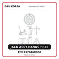 JACK ASSY-HANDS FREE