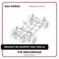 BRACKET-RR BUMPER SIDE UPR,LH