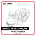 PANEL ASSY-DOOR,LH