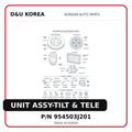 UNIT ASSY-TILT & TELE