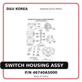 SWITCH HOUSING ASSY