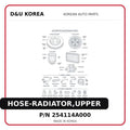 HOSE-RADIATOR,UPPER