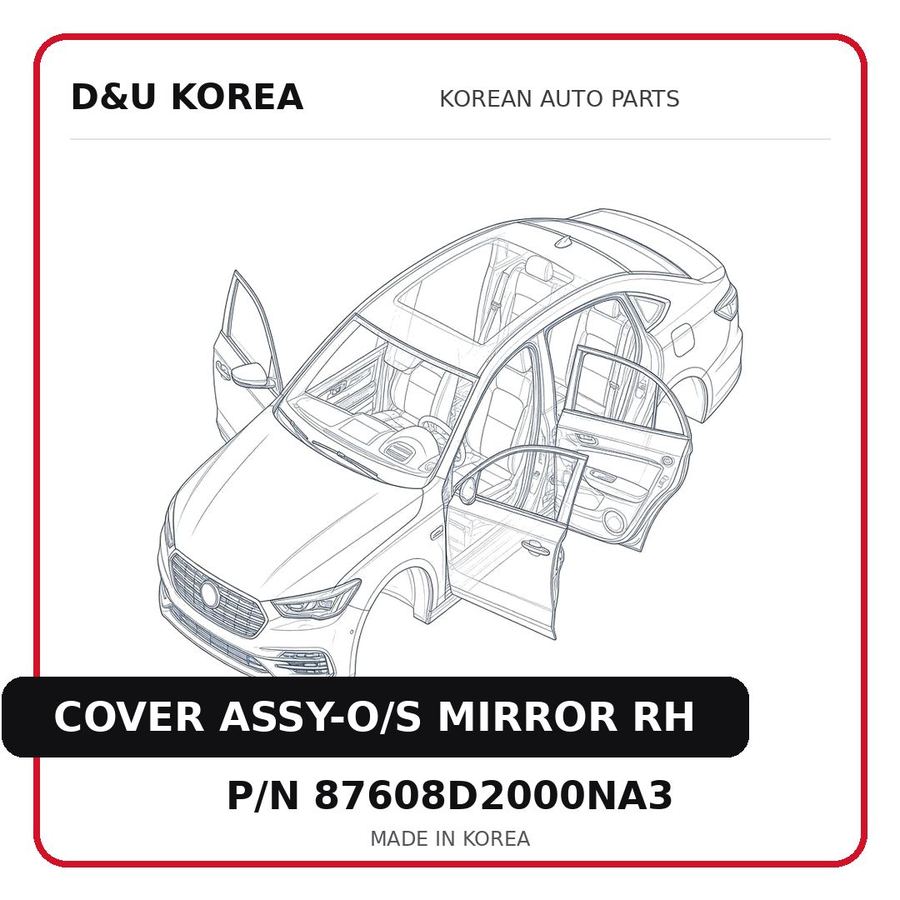 COVER ASSY-O/S MIRROR RH