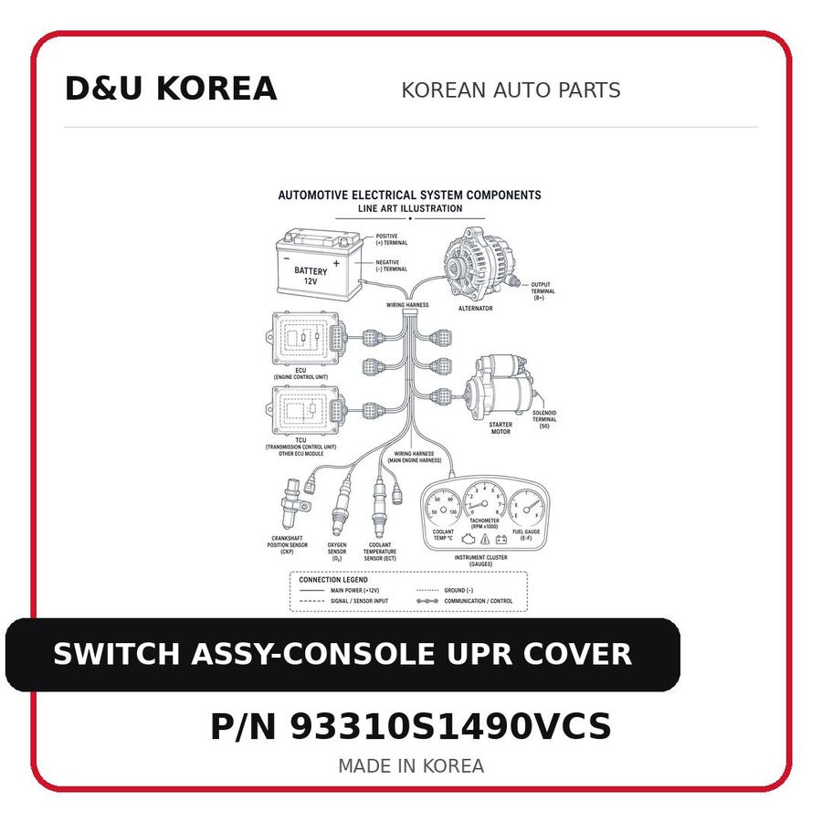 SWITCH ASSY-CONSOLE UPR COVER