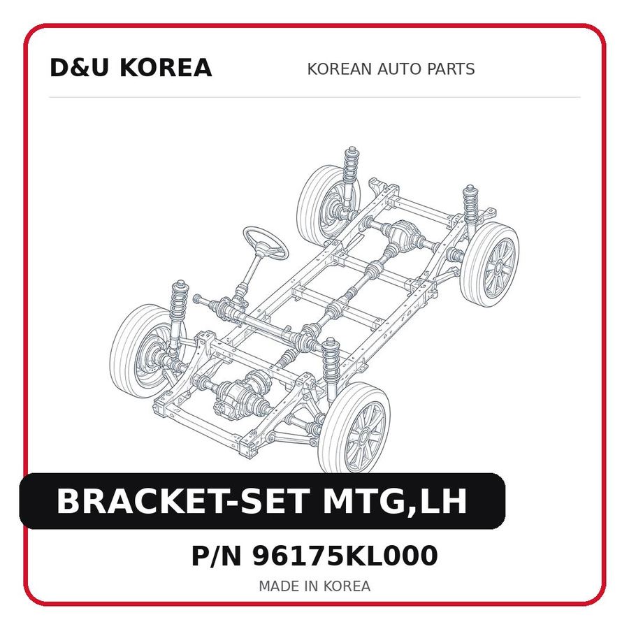 BRACKET-SET MTG,LH