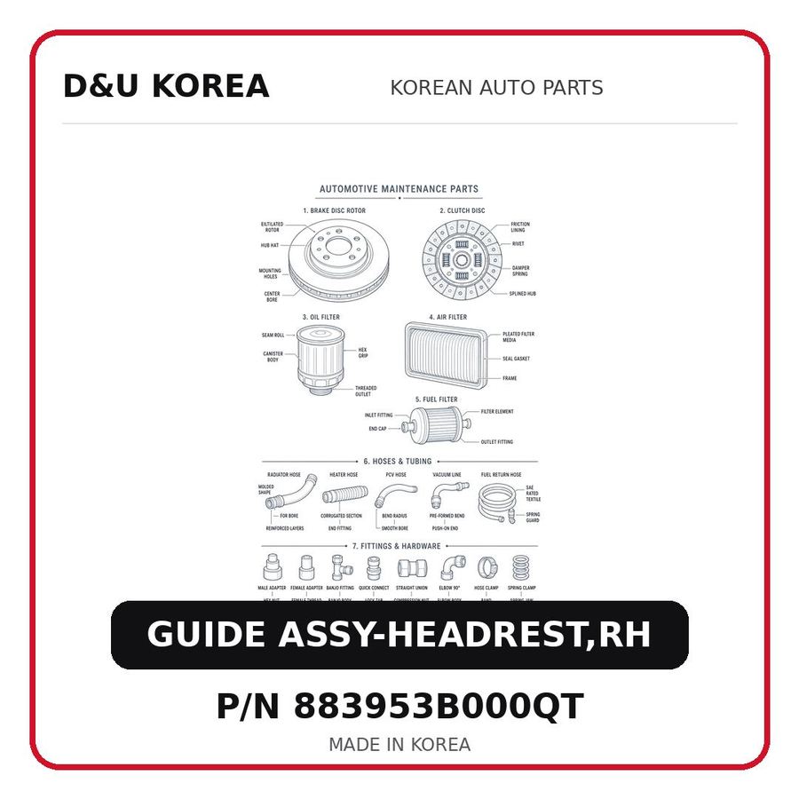 GUIDE ASSY-HEADREST,RH