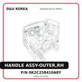 HANDLE ASSY-OUTER,RH