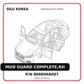 MUD GUARD COMPLETE,RH