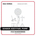 SENDER ASSY-FUEL PUMP