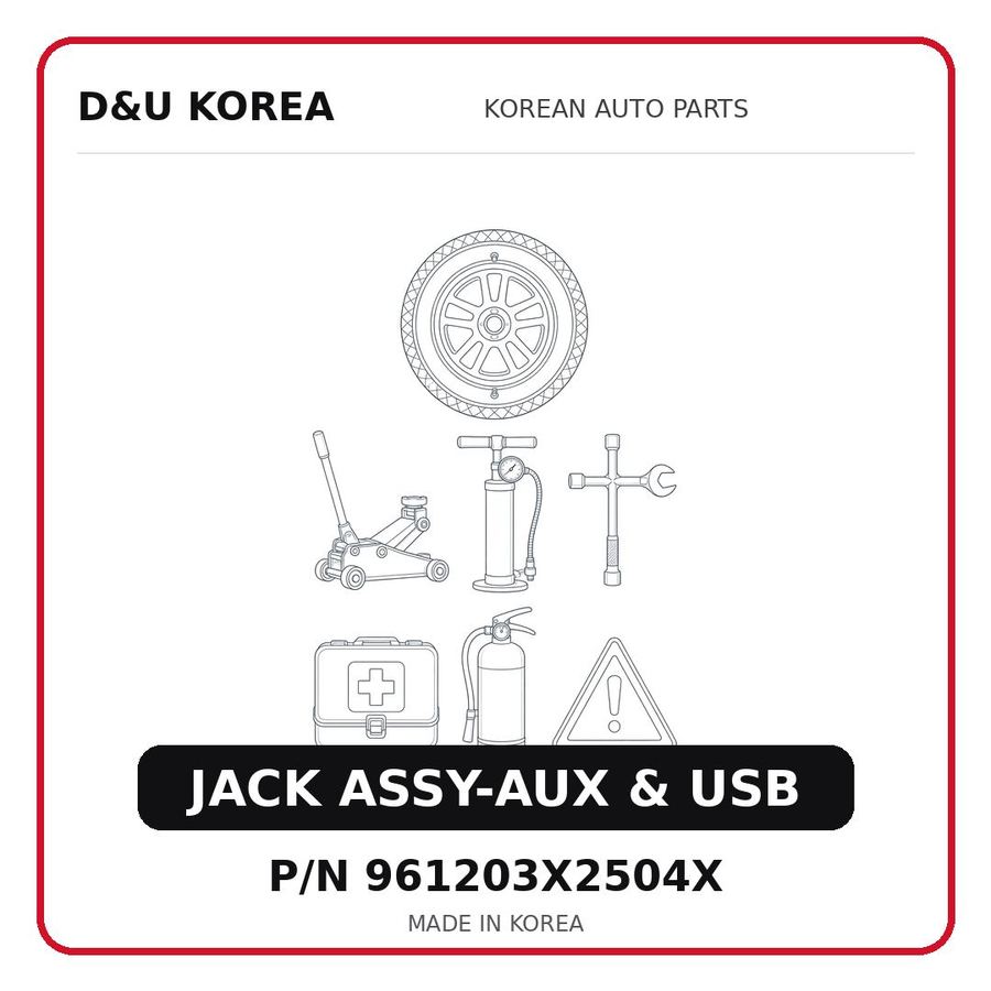 JACK ASSY-AUX & USB