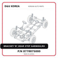 BRACKET-"B",REAR STEP GARNISH,RH