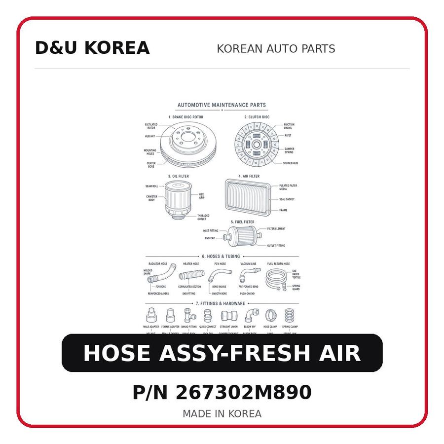 HOSE ASSY-FRESH AIR