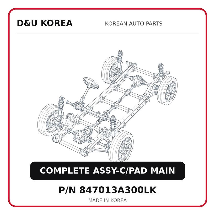 COMPLETE ASSY-C/PAD MAIN