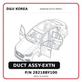 DUCT ASSY-EXTN