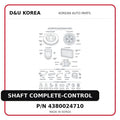 SHAFT COMPLETE-CONTROL