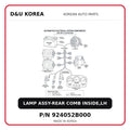 LAMP ASSY-REAR COMB INSIDE,LH