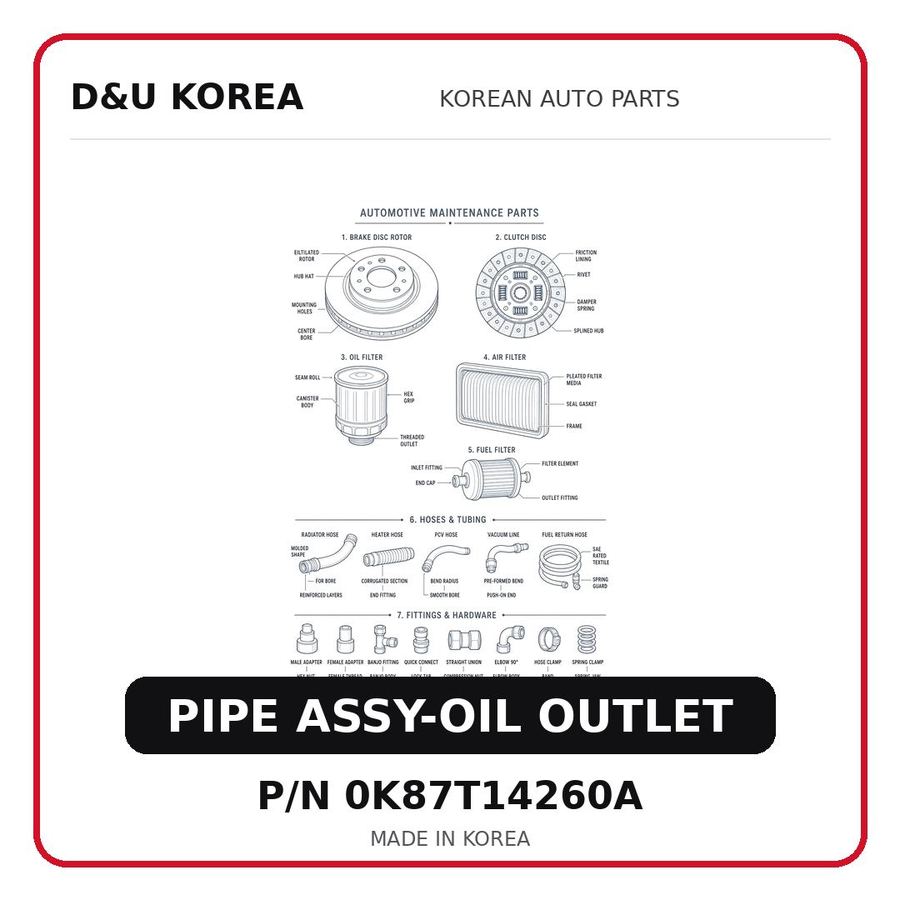 PIPE ASSY-OIL OUTLET