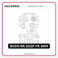 BUSH-RR SUSP FR ARM