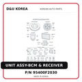 UNIT ASSY-BCM & RECEIVER