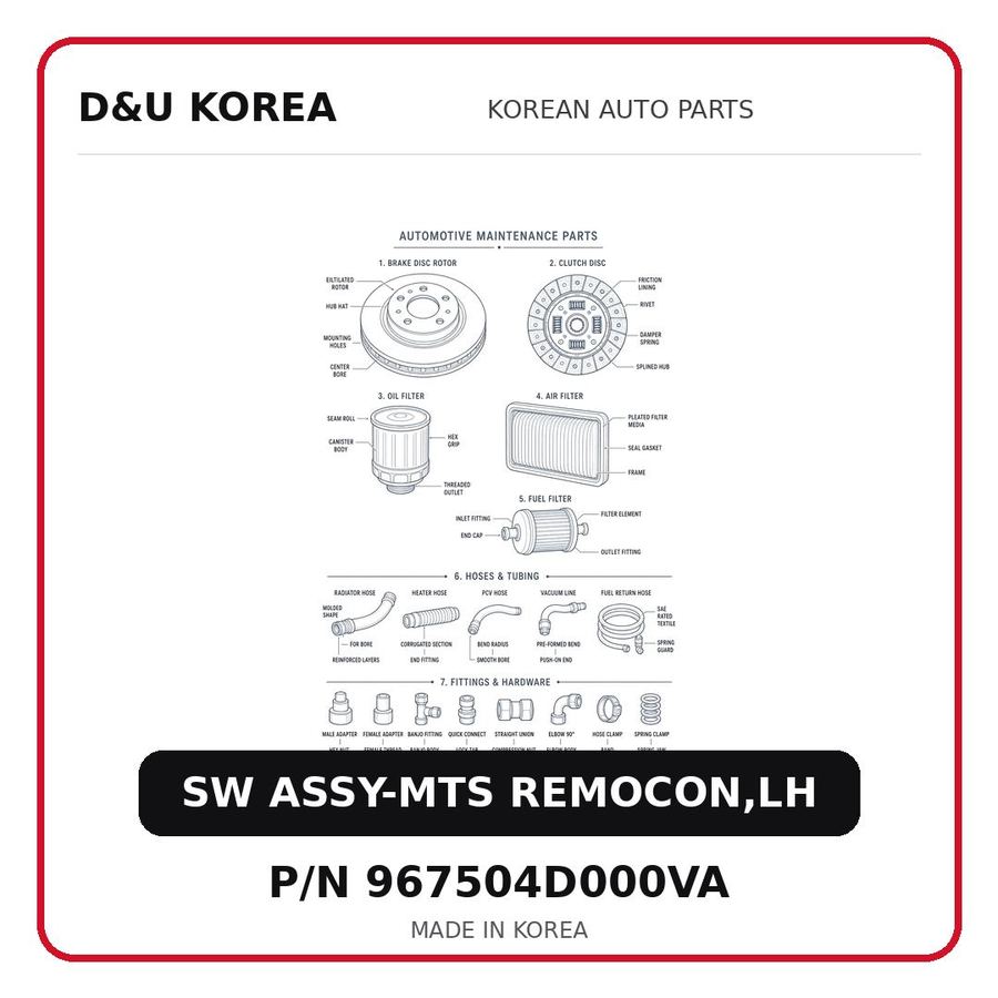 SW ASSY-MTS REMOCON,LH