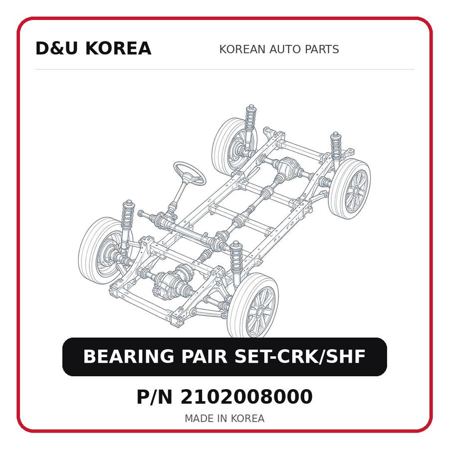 BEARING PAIR SET-CRK/SHF