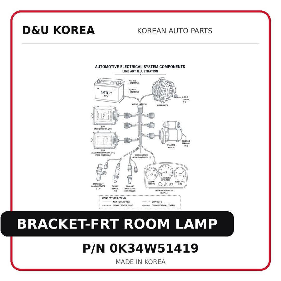 BRACKET-FRT ROOM LAMP