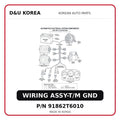 WIRING ASSY-T/M GND