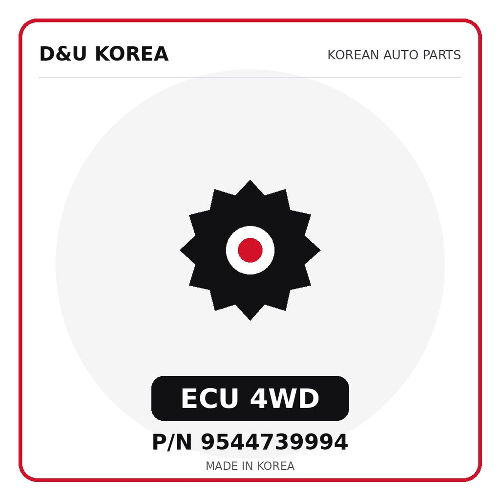 Genuine Mobis ECU 4WD 9544739994 for Korean vehicles | D&U Korea