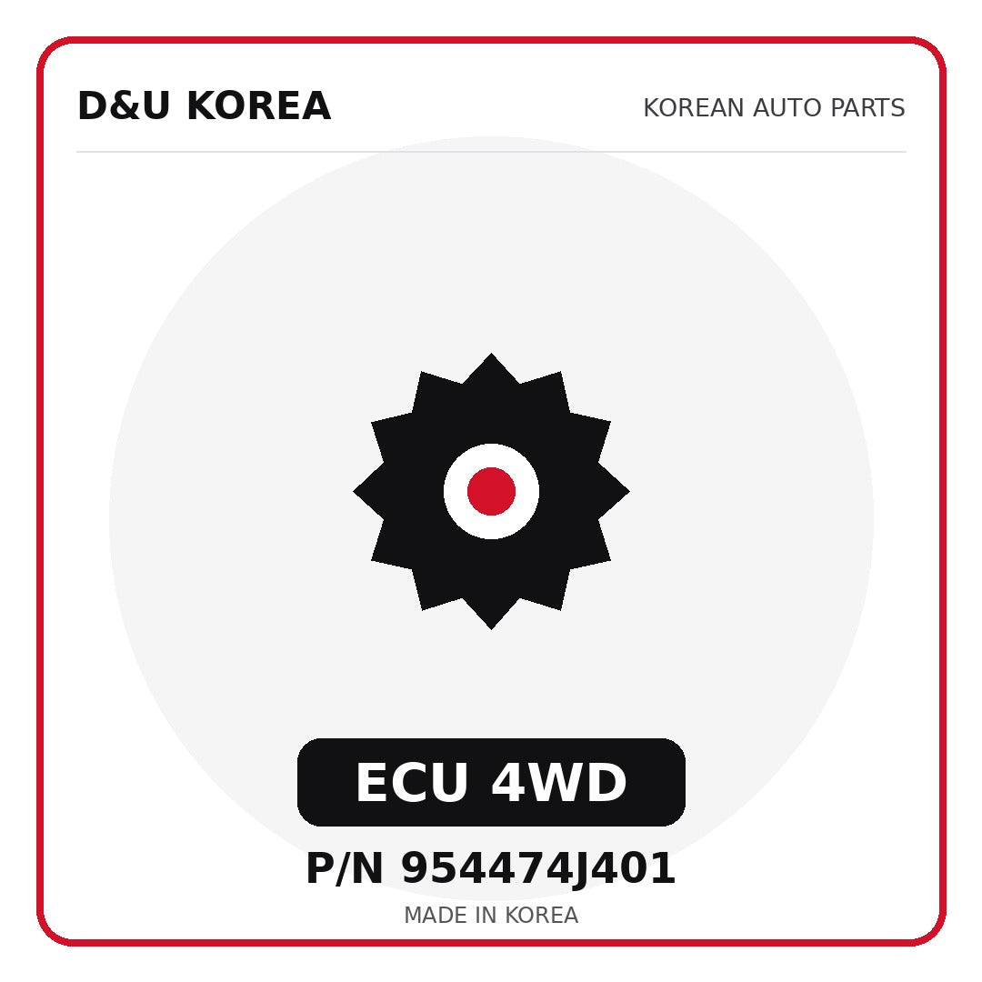 Genuine Mobis ECU 4WD 954474J401 for Korean vehicles | D&U Korea