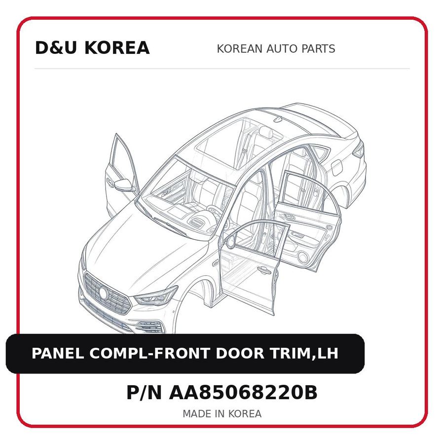 PANEL COMPL-FRONT DOOR TRIM,LH