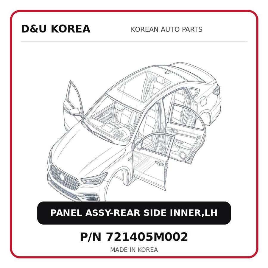 PANEL ASSY-REAR SIDE INNER,LH