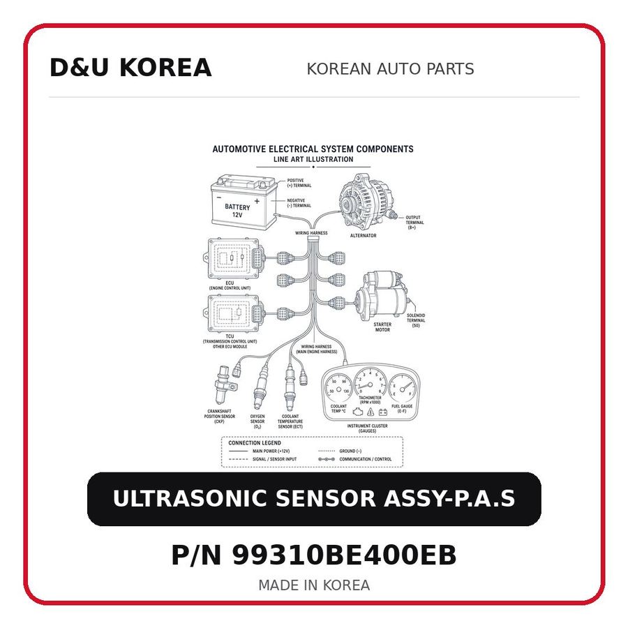 ULTRASONIC SENSOR ASSY-P.A.S