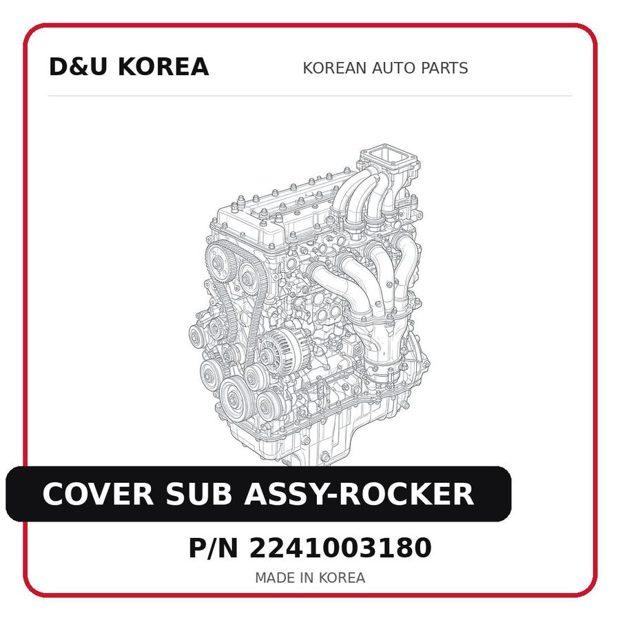 COVER SUB ASSY-ROCKER