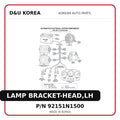 LAMP BRACKET-HEAD,LH